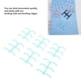 thumbnail image 3 of 50PCS Comb Binding Spine 16mm 3 Rings A4 PP Book Binder Spine Reports Presentations, 3 of 7