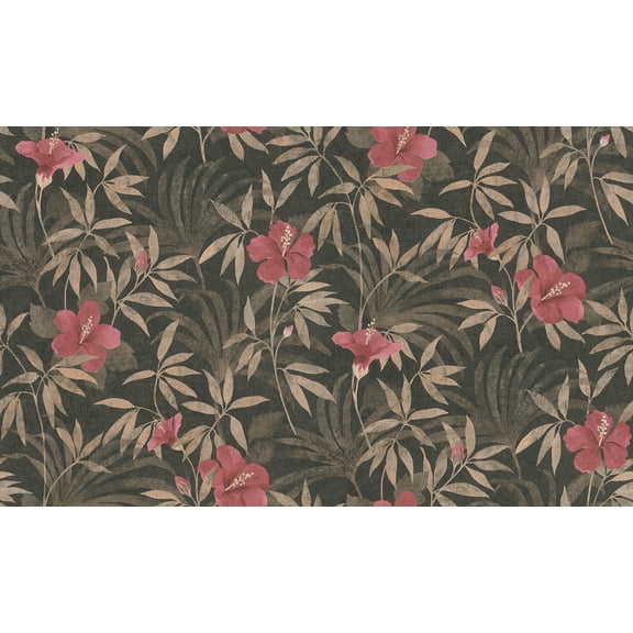 Advantage Malecon Multicolor Floral Wallpaper, 20.9-in by 33-ft, 57.48 sq. ft.