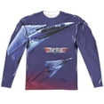 thumbnail image 2 of Top Gun Jets In Motion Unisex Adult Long-Sleeve Sublimated T Shirt for Men and Women, White, 3X-Large, 2 of 4
