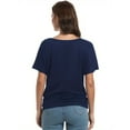 thumbnail image 2 of Women's Short Sleeve Boat Neck Dolman Top with Side Shirring, 2 of 6
