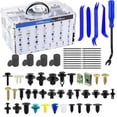 thumbnail image 1 of 1355Pcs Car Retainer Clips & Metal Fasteners Kit - 36 Sizes Auto Push Rivets, Bumper U-Nuts & Screws with 5 Blue Trim Tools, Cable Ties. 3-Layer Storage Box for GM Ford (1355Pcs), 1 of 7