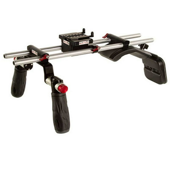 Shape DSLR Kirk Neff Rig, Includes DSLR Kirk Neff Baseplate 2.0, Quick Handle Rod Block, Mini Composite Shoulder Pad, Back Pad, 15mm Rods