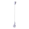 thumbnail image 5 of Portalámparas, casquillo de bombilla, portalámparas E27, lámparas de alambre colgantes, luz colgante blanca DIY con portalámparas de alambre, 5 of 5