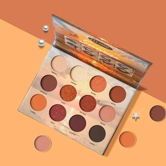 RKSTN Eyeshadow Palette Makeup 12 Color Eyeshadow Pearl Light Matte Eyeshadow Dish Eyeshadow Palette