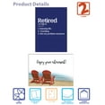 thumbnail image 5 of Better Office Products - Greeting card - 12.7 x 17.8 cm - congratulations on your retirement - assorted - pack of 2, 5 of 6