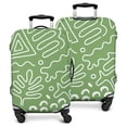 thumbnail image 2 of Stretch Luggage Cover S(18-20in)– Elastic Travel Suitcase Protector with Handle Openings & Bottom Closure, Washable Polyester Spandex Suitcases Cover, Doodle Print, 2 of 5