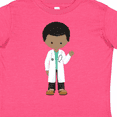 thumbnail image 4 of Inktastic African American Boy, Doctor, Boy Wearing Lab Coat Boys Toddler T-Shirt, 4 of 5