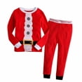 thumbnail image 1 of SAILEROAD-Conjunto de Pijama de algodón para niños, ropa de dormir de manga larga, para baile de Navidad y nieve, 1 of 4