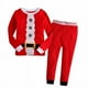 thumbnail image 1 of SAILEROAD-Conjunto de Pijama de algodón para niños, ropa de dormir de manga larga, para baile de Navidad y nieve, 1 of 4