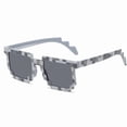 thumbnail image 5 of Typpkmm 2023 New Fashion Sun Glasses Sunglasses Creeper Glasses Novelty Mosaic Funny Goggles Boys Girls Pixel Eyewear, 5 of 5