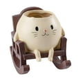 thumbnail image 4 of Colaxi Cat Flower Pot Plant Container Creative Small Versatile Decorative Ornament Flowerpot for Windowsill Bedroom Table Patio Desk Rocking Chair, 4 of 8