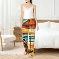 thumbnail image 6 of Lsque Beach Umbrella Sunset Print Women's Pajama Pants, Lounge Pant - Comfortable Home Wear,Elastic Waistband, Stylish Design-Small, 6 of 9