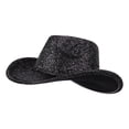 thumbnail image 1 of yingyy Chapeau de Cowboy Léger Chapeau de Cowboy Léger Couvre-Chef Polyvalent Barres de Couvre-Chef Noir, 1 of 6