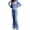 Silver, variant on Women's Y2K Velvet Tracksuit Two Piece OutfitS Zip‑Up Hooded Crop Jacket High Waist Flare Pants Soft Velour Casual Athletic Street Sets Wine