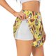 thumbnail image 1 of Balery Pineapples Sharks In Hawaiian Pantalones cortos deportivos para mujer con forro y dos bolsillos, elásticos, para entrenamiento, gimnasio, yoga-X-Large, 1 of 7
