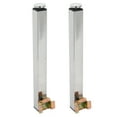 thumbnail image 1 of 2PCS Camper Telescopic Table Leg Folding Adjustable Height for Caravan Campervan Motorhome RV Folding Table Mount,2 x Folding Table Mount,Silver, 1 of 5
