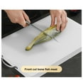 thumbnail image 1 of HOZADOIE Cutting Board Kitchen Essentials Household Plastic Cutting Board Food Grade Pe Vegetable and Fruit Cutting Board Circular Non Cracking Cutting Board Knife Board, 1 of 2