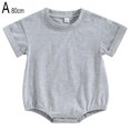 thumbnail image 1 of Gris Clair 90cm Bébé Triangle Romper Pull Manches Courtes Été Cl K7 Z1G8, 1 of 9