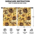 thumbnail image 2 of Blackout Kids Curtains,Sunflower Childrens Insulated Curtains Set Of 2,Bedroom Essentials,Toddler Room Decor 42x54in(106x137cm), 2 of 4