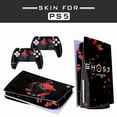 thumbnail image 1 of Adhesive Skin - Compatible For Ps5 Cover To Customize The Console - Removable Vinyl Film - Matte Satin Hd Quality (disk,ghost Of Tsushima05, 1 of 1