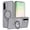 Gray, variant on Asuwish Phone Case for Samsung Galaxy A16 A26 A17 5G/4G Tempered Glass Screen Protector Magnetic Folding Stand Frosted Translucent Rugged Shockproof Protective Cell Cover A 16 26 16A Women Men Black