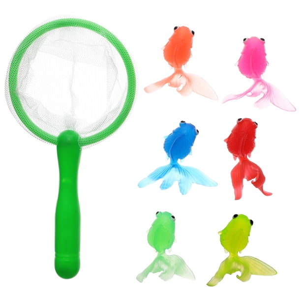 BRIGHTFUFU 1 Juego de juguetes de pesca para bebés, juguete de baño infantil, juguete de aterrizaje de peces para bebés, juguete de agua para bebés
