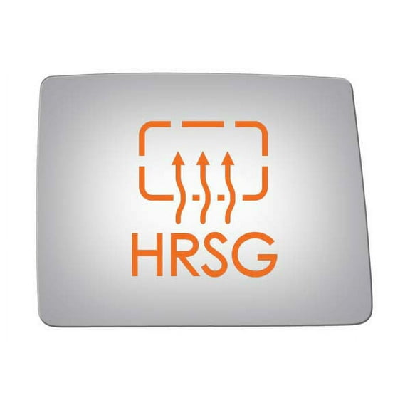 Burco Side View Mirror Replacement Glass with Motor Mount Plate - Mirror Finish - 5291HRSG