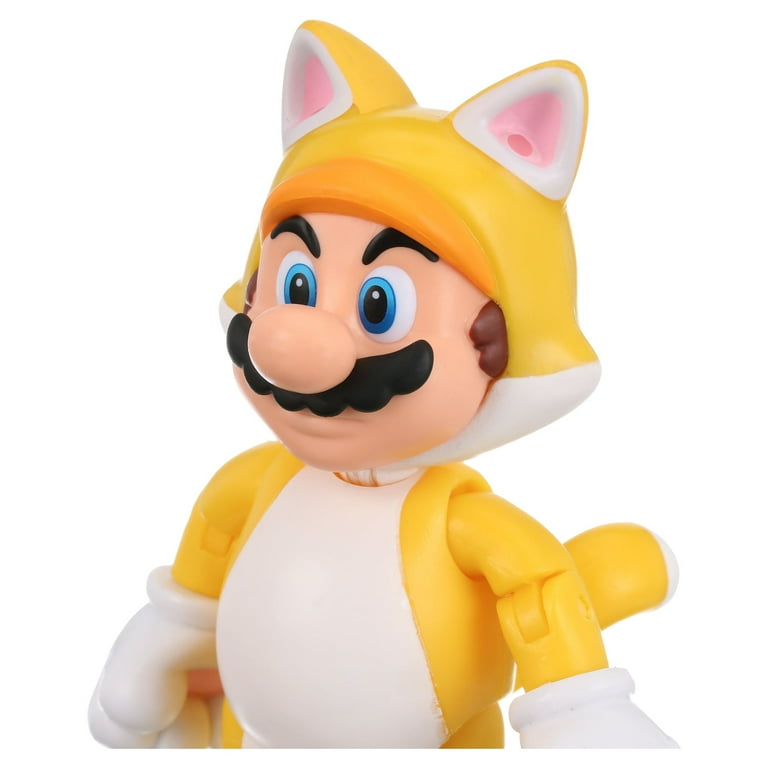 World of Nintendo 4 Figures Cat Mario w/ Bell 