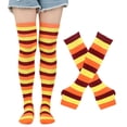 thumbnail image 2 of Extra Long Thermal Knit Socks Over Knee Winter Warm Soft Thick Cold Weather Indoor Outdoor Cozy Daily Casual Party Comfortable Stretch Fit, 2 of 4