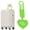 Green, variant on 1 Pack Heart Shaped Fluorescent PVC Luggage Tags,Colorful (Yellow) Baggage Tags for Suitcase,Travel Essentials Cruise Airplane Accessories