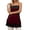RD1, variant on Womens Lace Satin Tank Tops Spaghetti Strap Color Block Layering Cami Dress Loose Oversized Shirt S