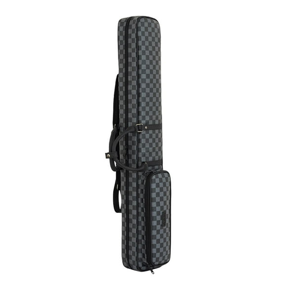 Almencla Étui pour Bâton de Billard 1/2 Cuir PU 89 cm Anti-Rayures Sac de Transport Épaissi Couleur A