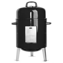 Masterbuilt 20060116 Bullet Portable Charcoal Smoker, Black, 395 sq. in.