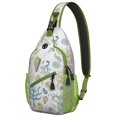 thumbnail image 1 of Tropical Seashell Crossbody Bag - Lightweight & Durable Shoulder Backpack for Outdoor Adventures - Anti-Theft Spiral Seashell Design for Travel, Commuting, 1 of 5