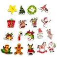 thumbnail image 1 of Inteprter 100 Pieces Flatback Buttons Pattern DIY Garment Connectors Button 2-Holes Embellishment Mixed Sewing Snap Lovely Decorative Type3, 1 of 6