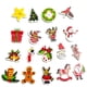 thumbnail image 5 of Billuyoard 100 Pieces Flatback Buttons Christmas Mixed Accessories Garment 2-Holes Connectors Scrapbooking Embellishment Lovely Button 2Conjunto, 5 of 6