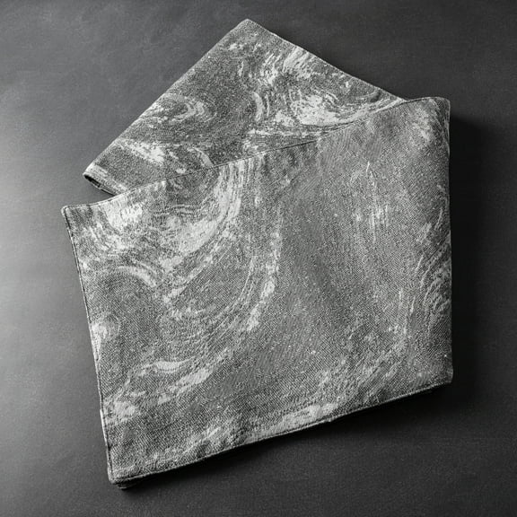 Thyme & Table Table Runner, Gray Marble, 14 x 72"