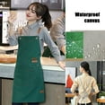 thumbnail image 6 of Shoreew Waterproof Kitchen Apron with Pockets for Men Women Cleaning Pinafore Waist Tie Shop Work Uniform BBQ Gift, 6 of 6