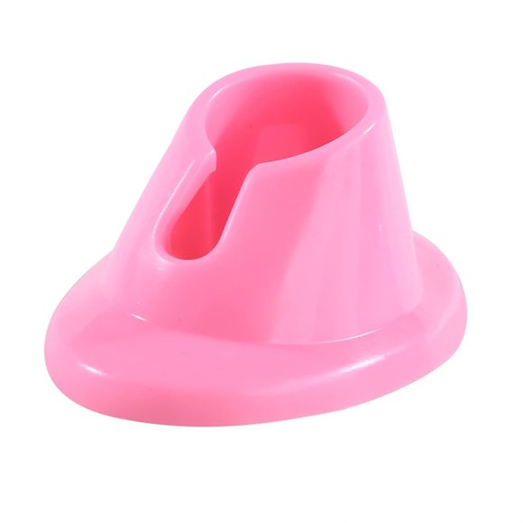 Galyacht Soporte para botella de esmalte de uñas de goma suave rosa, organizador de arte de uñas antiderrames, herramientas de manicura para salón de arte de uñas, diseño duradero