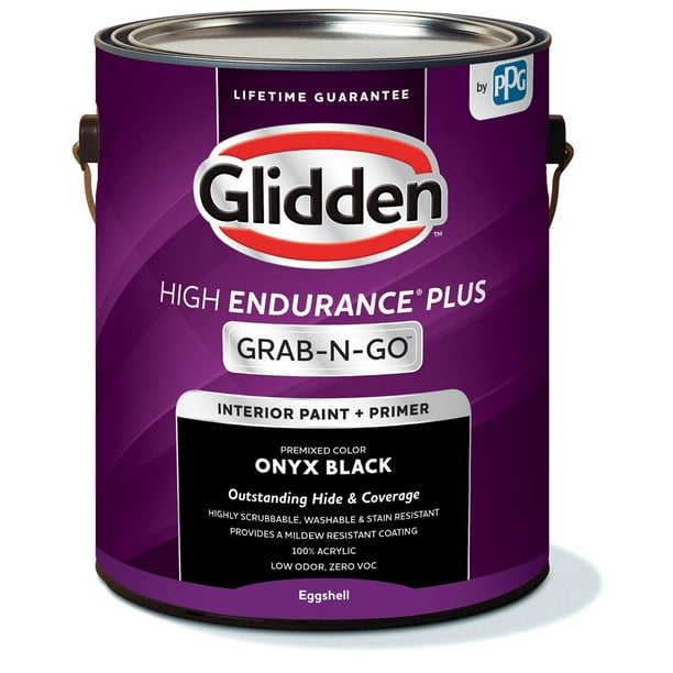 Glidden High Endurance Plus GrabNGo Interior Paint & Primer, Onyx