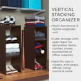 thumbnail image 5 of ClosetMaid Decorative Home Stackable 2-Cube Organizer Storage, Espresso (2 Pack), 5 of 7