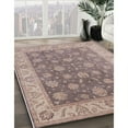 thumbnail image 2 of Ahgly Company Indoor Rectangle Mid-Century Modern Mauve Taupe Purple Oriental Area Rugs, 7' x 9', 2 of 6