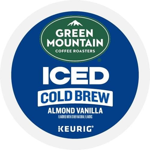 Green Mountain Coffee Roasters, Almond Vanilla Cold Brew, Keurig Single-Serve K-Cup Pods, 10 Count - Pack of 2
