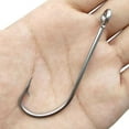 thumbnail image 2 of 100pcs/lot Stainless Steel Fishing Hook Long Shank Saltwater Hooks For Fishing Accessories 34007 Size 1/0-10/0, 2 of 20