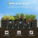 thumbnail image 5 of Yeshouse Huerto elevado de aluminio, jardinera resistente para el cultivo de raíces, jardinera de pie para exteriores, ideal para patios, césped, hortalizas y flores, 5 of 8