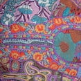 thumbnail image 4 of Stylo Culture Ethnic Outdoor Floor Cushion Cover Vintage Patchwork Yoga Pillow Case Purple 32x32 Large Decorative Bohemian Round Hassock Pouffe Cover Footstool Cotton Embroidered 1 Pc, 4 of 4