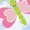 Tie Dye Blue, variant on Inktastic Pink Owl and Butterfly Girls Toddler T-Shirt