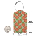 thumbnail image 4 of Cauagu Hand Drawn Strawberry Pattern Luggage Tags,Leather Luggage Tags Personalized Luggage Tag Travel Tags Privacy Cover ID Label for Travel Bag Suitcase-2 PCS, 4 of 5