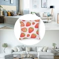thumbnail image 5 of BANET Pack of 2, Pink Background Bed or Sofa Pillows Case Soild Decorative for Room Bedroom Room Sofa Chair Car 22x22in, 5 of 7