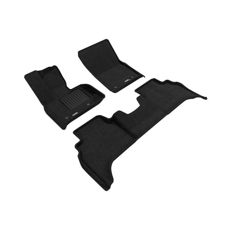 3D MAXpider Custom Fit Elegant Floor Mat (Black) for 2019-2021 Mercedes-Benz G-Class - 1ST Row 2ND Row
